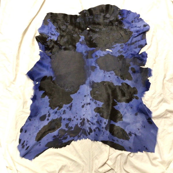 Acid Wash Cowhide Rug Etsy