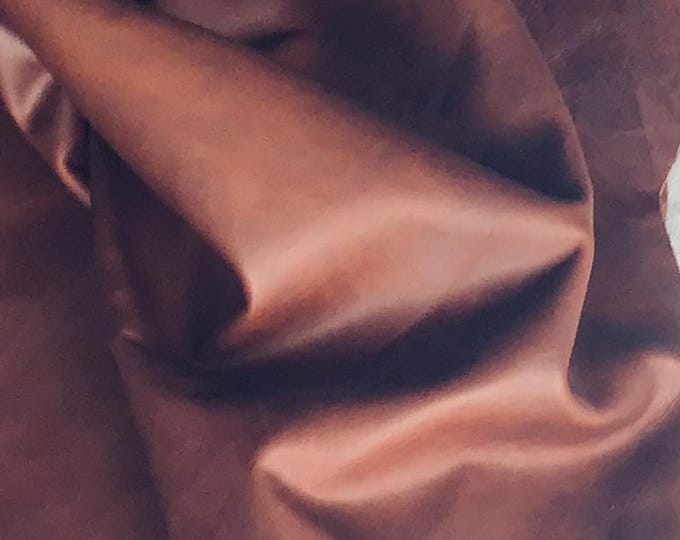 Western Saddle Brown Leather Cowhide: Upholstery, Jacket (50 sq ft).  CL376