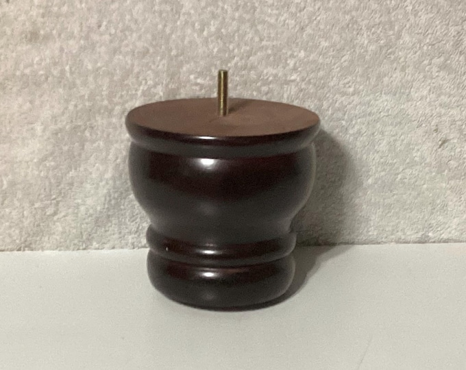 Package of 4 Mahogany Wooden Furniture Legs.  P687MAH