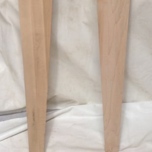 4 Wooden Table Legs. 25 Inch Height. Furniture Legs.  FR03