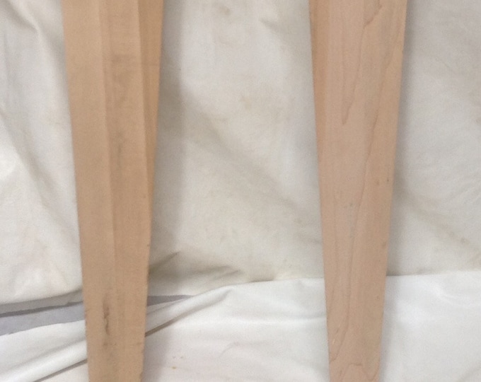 4 Wooden Table Legs. 25 Inch Height. Furniture Legs.  FR03