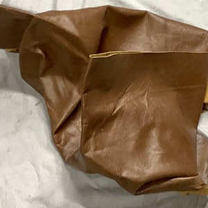 Willer Brown Leather Cowhide Remnants, C17.  Leather Hides,  cowhide,