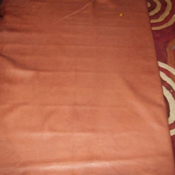 10 sq ft brown deerskins