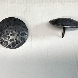 12 Pewter Decorative Nails. Upholstery Tacks,  Nails. Trim.  117C
