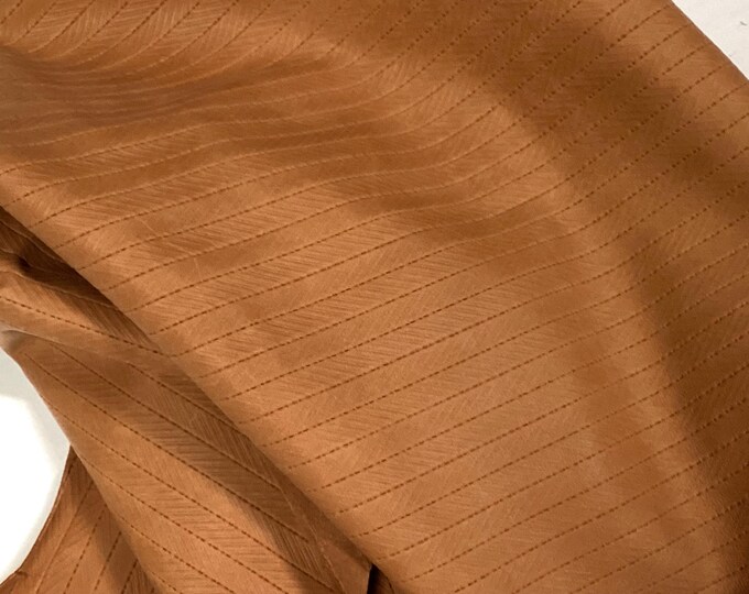Cognac Embossed Leather Lambskins,  Leather Hides, LAMB7745