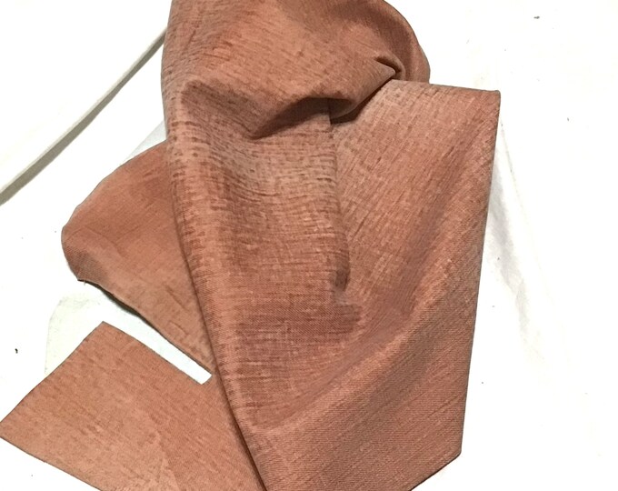 Apricot Printed Leather Lambskin.  OSM40366