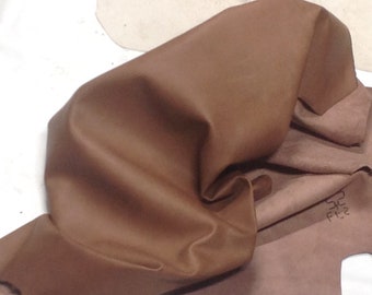 Mule Brown Leather Lambskins,  Leather Hides,  OSM20618