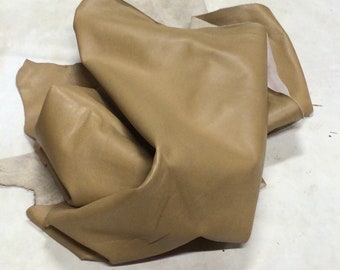 Butter Tan Leather Cowhide Partials.  DD4050