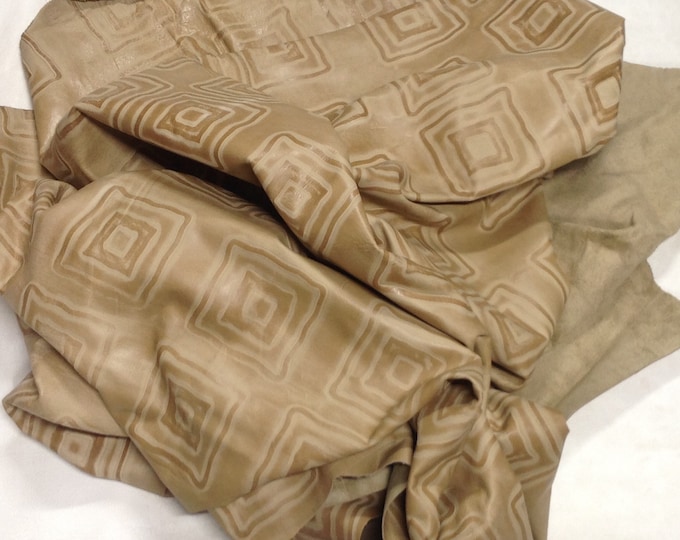 Cinema Sand Embossed Square Leather Cowhide Partials #DD2167 Leather Hides