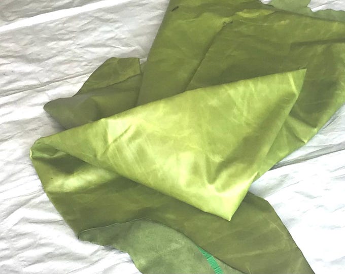 Green Apple pull-up Leather Cowhides, Upholstery Leather. Garment Leather. automotive Leather. Crafting Leather. CAR830
