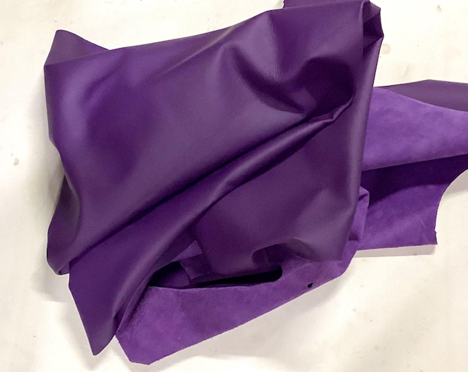 Dark,Purple Leather Cowhides.  Leather Hides,  upholstery Leather,  automotive leather,  BR861