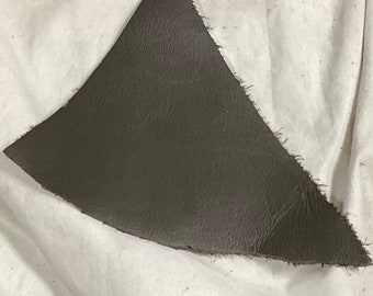 52 sq ft Classic Smokey Quartz Leather Cowhide. Leather hide.    475TOWN