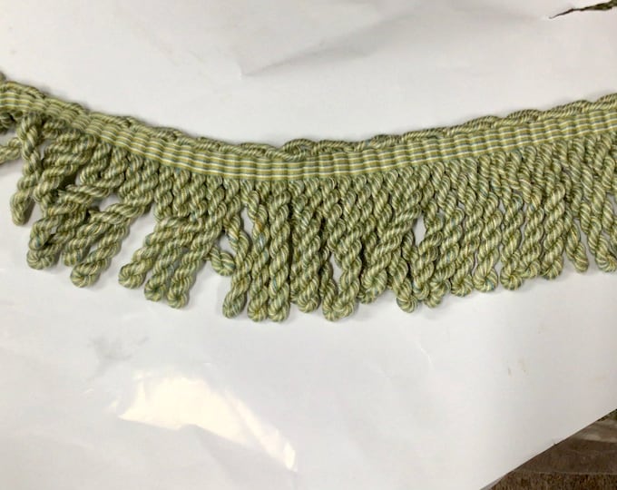 Mint Green 3 Inch Bullion Fringe.  W162