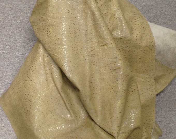 Brown Printed Leather Cowhide Partial  #25EMB