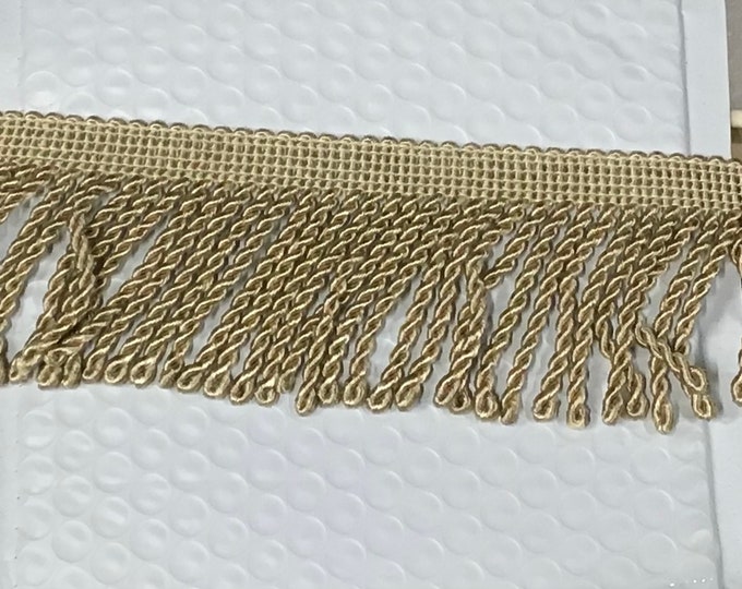 Beige 3 ainch a knitted Bullion Fringe, PR01
