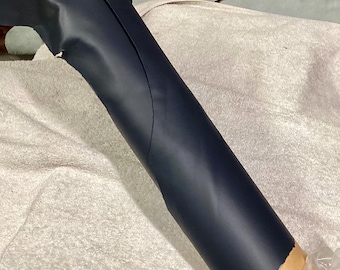 60 sq ft Midnite Dark Gray Cowhide Leather: Upholstery, Crafting