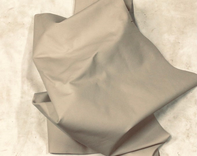 Warm Beige Leather Cowhide Remnants,  DD4051