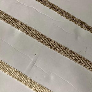3 Rolls French and Scroll Gimp.  Upholstery gimp.  Trim.  Home Furnishing,  121416