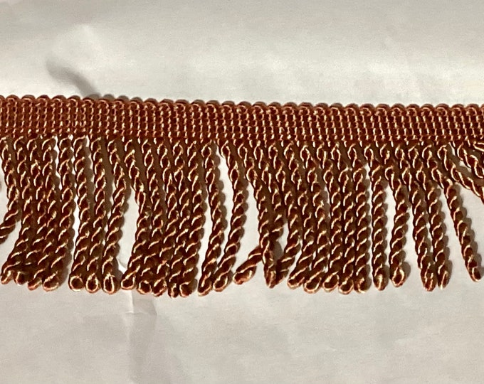 12 Yards Candy Cane 3 Inch Acetate Knitted Bullion Fringe PPR21