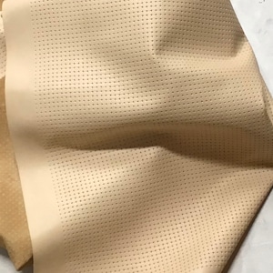 Carton of 4 Classic Silk Color Embossed Chain Link Leather Cowhide Remnants. Leather Pieces. Crafting Leather.  Leather Panels. PANEL400