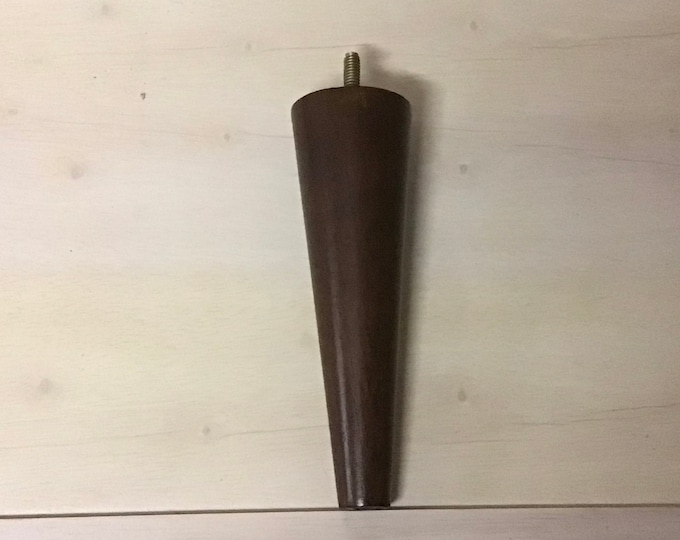 Package of 2 or 4 walnut 8 inch Furniture Legs. LT8208W
