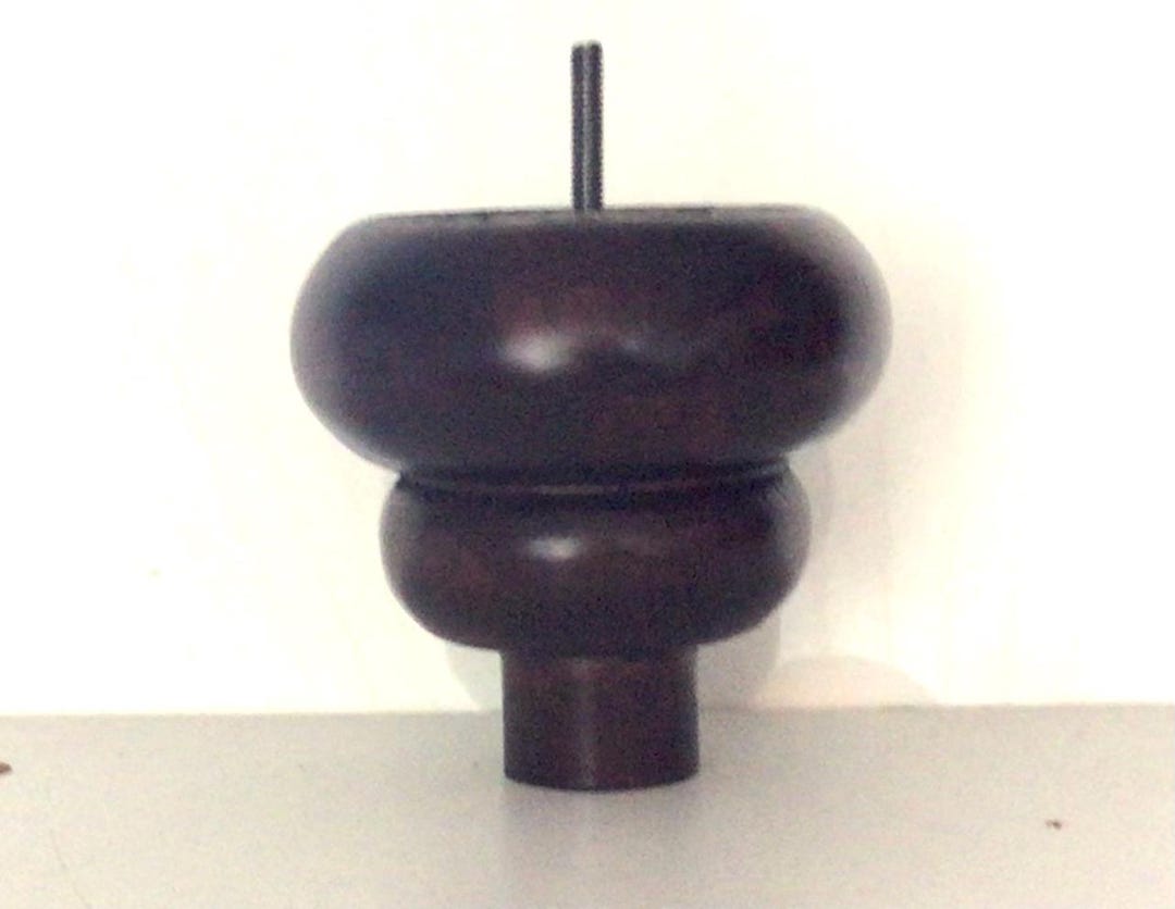 Package of 4 Mahogany Wooden Furniture Legs. Chair Risers. Home Decor ...