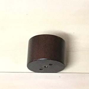 Package of 2 or 4 Walnut Finish 1 1/2 Inch Furniture Legs. LS100