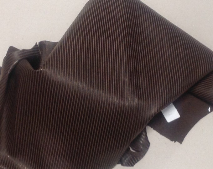 Dark Brown Leather Lambskin SLO306