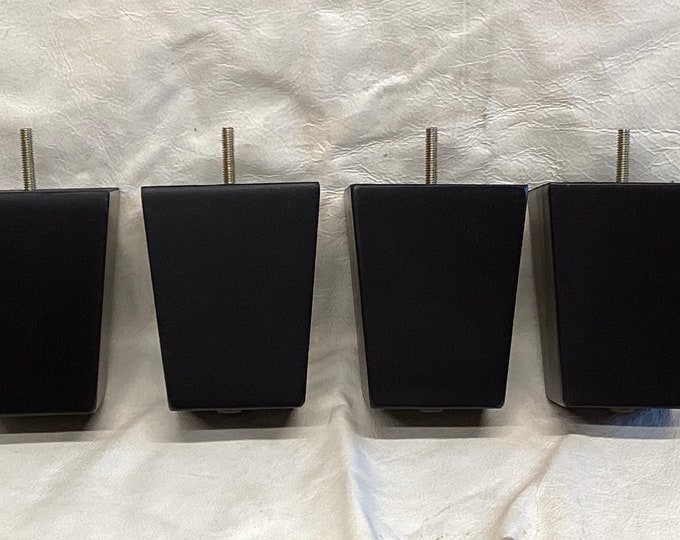 Black/Ebony Wooden Tapered Furniture Legs. Chair Risers. Sofa Legs. Legs. Pack of 2 or 4. METRO