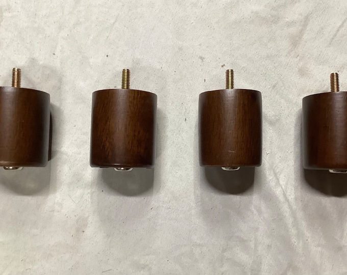 Package of 2 or 4 Furniture Legs 2 1/2 Inches, Wooden.  L25A