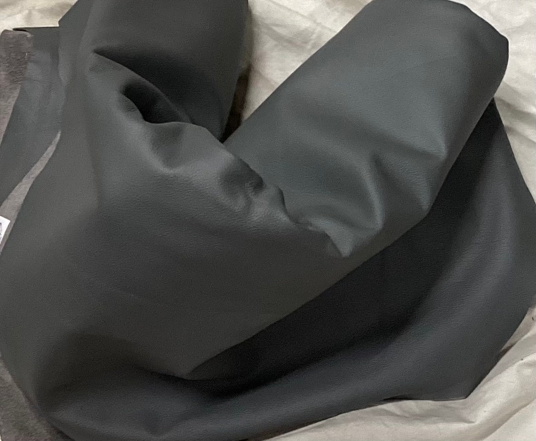 Italian Pebbled Gray Leather Cowhides N22 Etsy