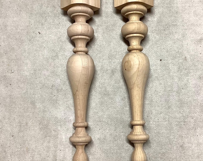 Unfinished Wooden Table Legs. Kitchen Tables, Dining Tables. Ships,in package,of 2 TBL2