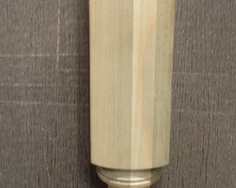 2 Unfinished Maple Wood Post Finial #M0120. Bedpost, Decorations
