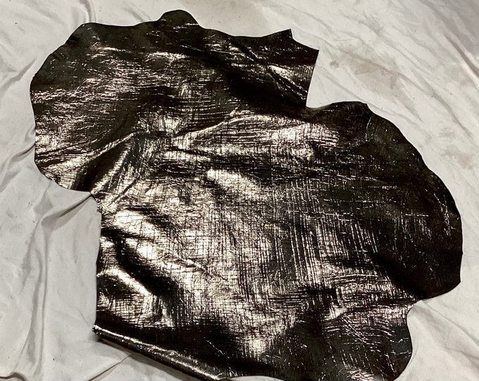 Brass Embossed Leather Lambskins.  OSM79