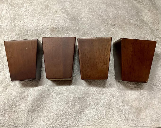 Wooden Walnut Furniture Legs. Sofa Legs. chair Legs Home Decor.  LQ3025W