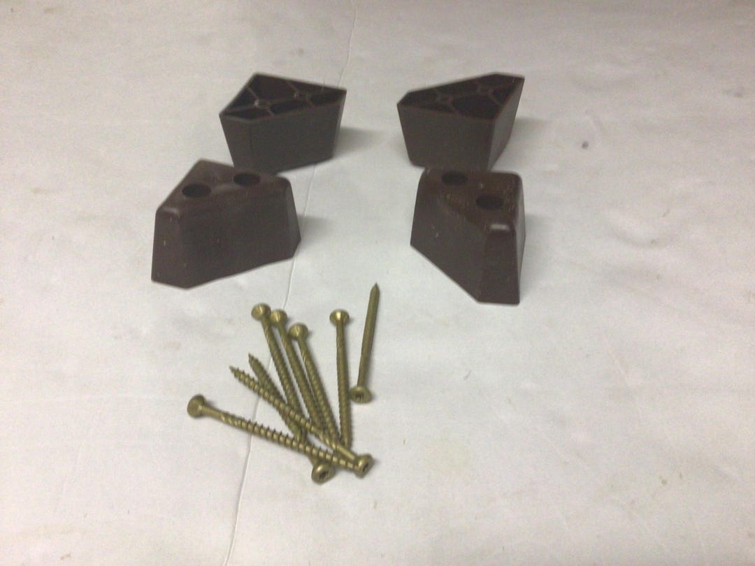 Triangle Plastic Furniture Legs - 2-inch Chair Risers - Set of 4 - Etsy