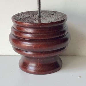 Package of 4 Mahogany Finish Wooden Furniture Legs. Sofa Legs. Home Decor. Chair Legs. Decorative Legs. 1413