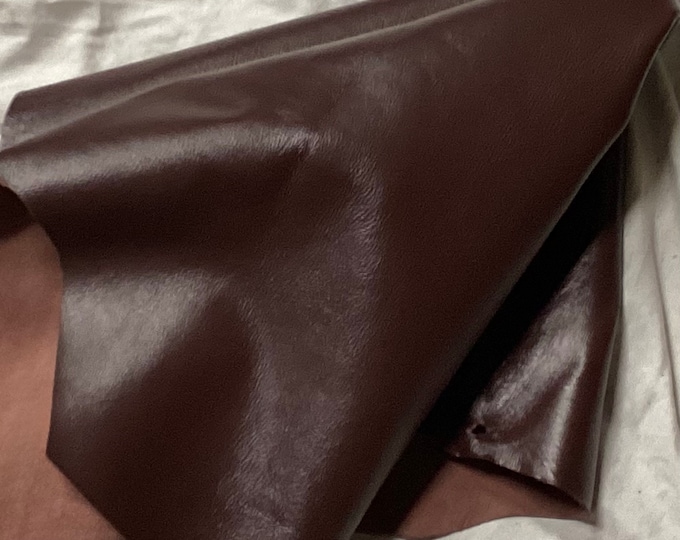Auburn Brown Leather Lambskins,  lAMB6129