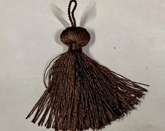 Package of 12 Brown 3 Inch Bell Tassels DW51