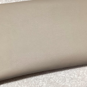 Taupe Leather Cowhide Remnant. leather Hide, Handbag Leather.  TOWN2