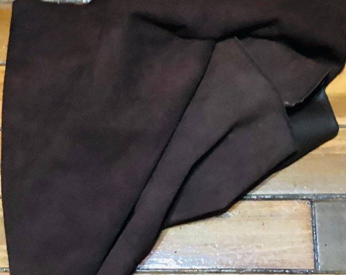 Brown Suede Leather Cowhide.  DEAL21