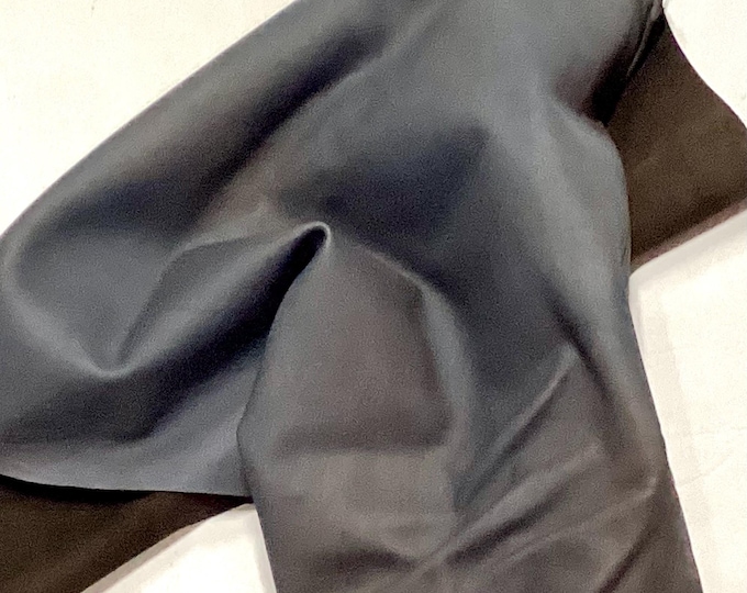 Distressed Blue Leather Deerskin Remnants, Handbag Supplies, leather pieces.  DD4082