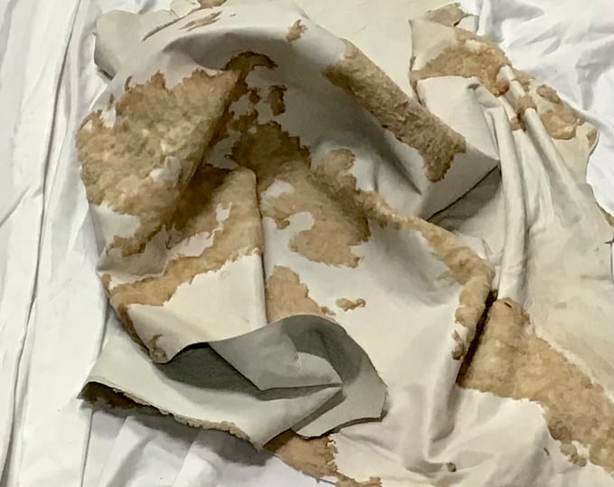 White Lambskins with Brown Patches of Hair on Hide,  OSM20680