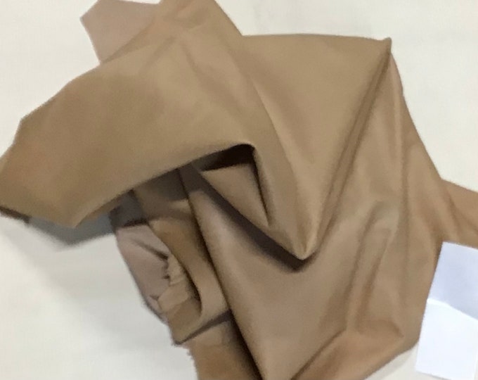 Grocery Bag Brown Distressed Leather Lambskins, leather hides.  LAMB8050