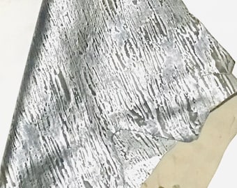 Black and Silver Leather Lambskins,  crafting leather,  OSM36