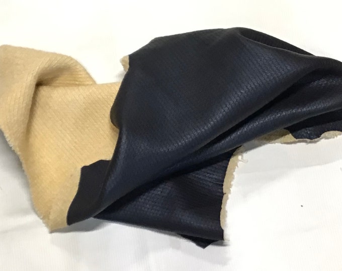 Very Dark Brown Leather Lambskin With Stretchy Fabric Backing,LAMB8028
