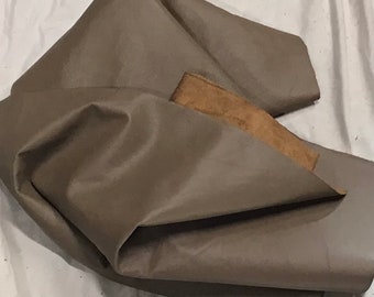 Leather Taupe Medium Large Scraps Sold by the Pound STYLNN Mystery Pack