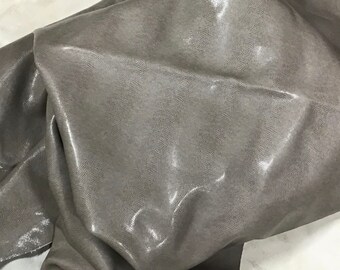 Taupe Embossed Snakeskin Leather Cowhide,  10126