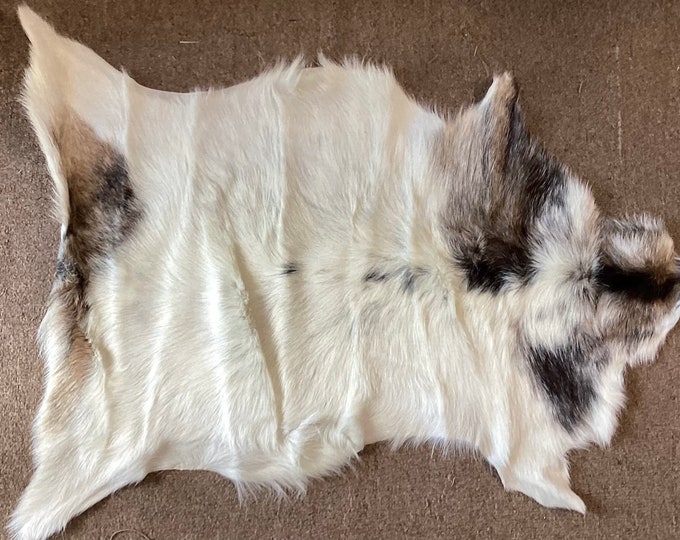 New Zealand, Tri Color, Hair on Goatskin.  Rugs.     NZ59