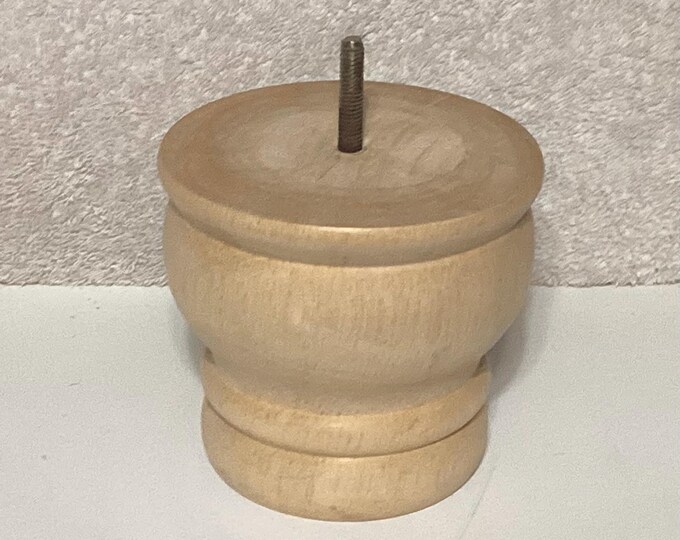 Package of 4 unfinished wooden furniture legs.  CN2